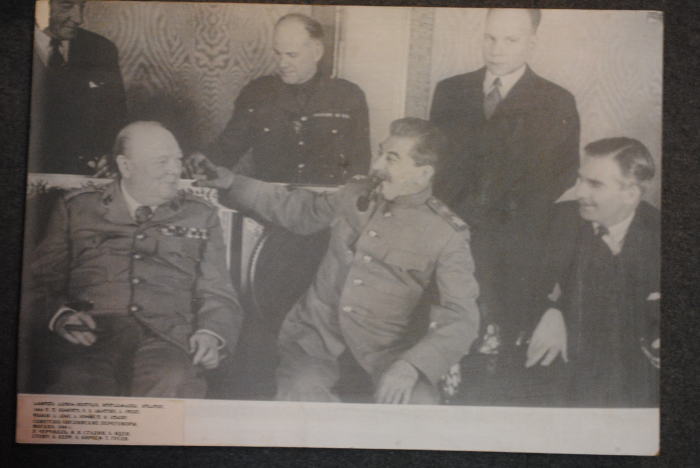 Churchill and Stalin together.