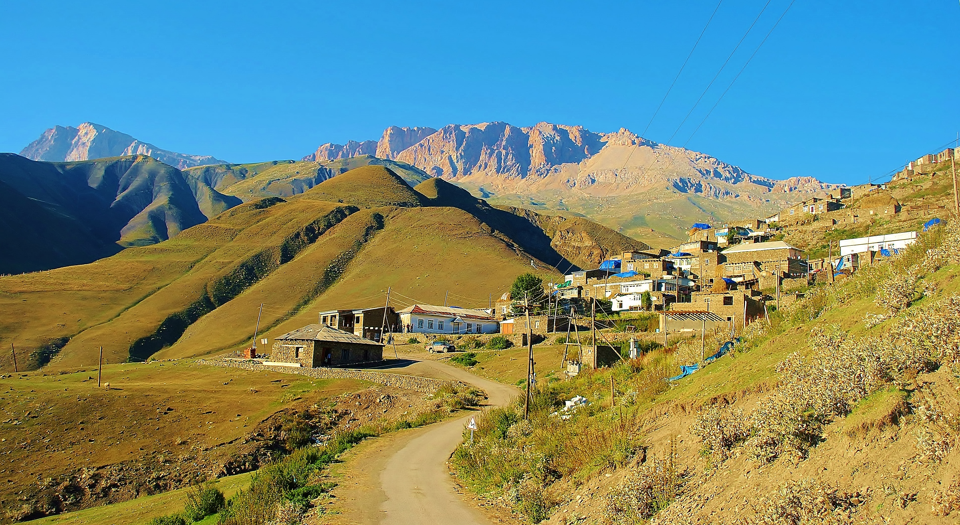Azerbaijan - hill station Xinaliq which lies at the altitude of 2350 above the sea level