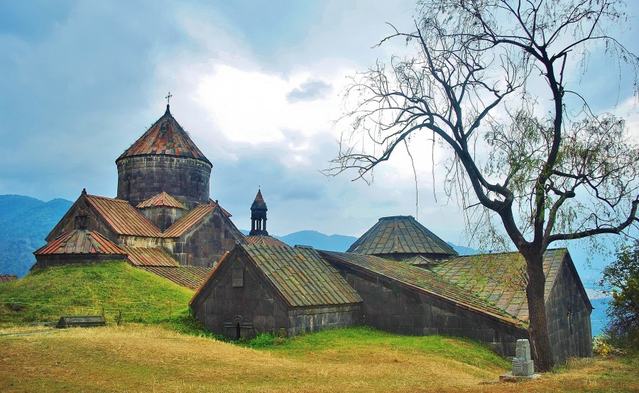 Beautiful, atmospheric Haghpat Church, near the city of Alaverdi. Armenia.