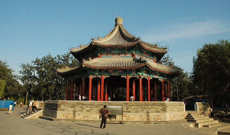 The striking architecture of ancient China, despite its modernity, is a common sight.