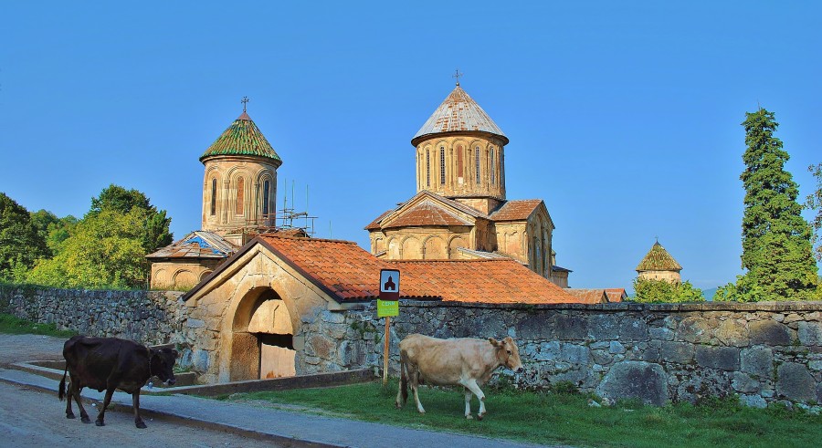 Gelati Church in the town of Kutaisi. Georgia.